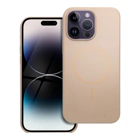 Spīdīgs magnētiskais viedtālruņa apvalks saderīgs ar MagSafe, paredzēts IPHONE 14 PRO MAX, tuksneša zelta