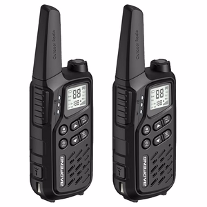 Baofeng BF-T25E rāciju komplekts, 2 gab., melnas