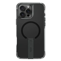 Uniq Eleva viedtālruņa apvalks ar Vertica statīvu iPhone 16 Pro Max - melns