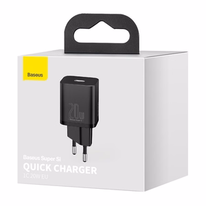 Charger Baseus Super Si 20W USB-C black CCSUP-B01