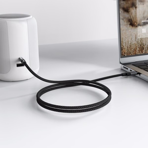 Acefast J11 USB-C uz 3.5mm mini jack kabelis 1m - melns