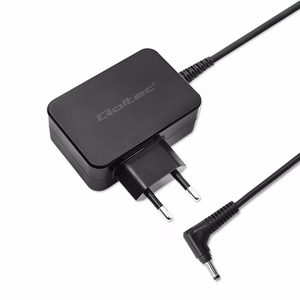 Qoltec 51026 barošanas adapteris iekštelpu/āra 65 W melns