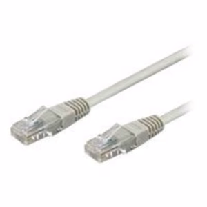 Goobay CAT 6 patch cable, U/UTP Grey RJ45 male (8P8C) RJ45 male (8P8C)