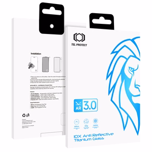 Tempered glass Tel Protect 10X AR 3.0 AntiReflective Titanium forIphone 17 Pro Max