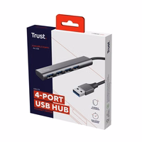 Trust Halyx USB 3.2 Gen 1 Type-A 5 Mbit/s melns, pelēks