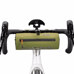 Rockbros AS-145 ROAD TO SKY ūdensizturīga 2 l velosipēda stūres soma – zaļa