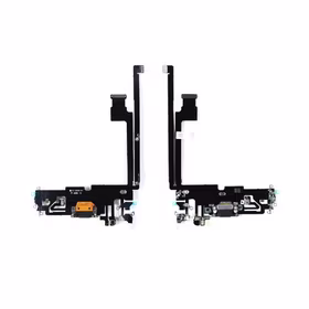 Uzlādes ports saderīgs ar iPhone 12 Pro Max ar Flex / zeltains / HQ