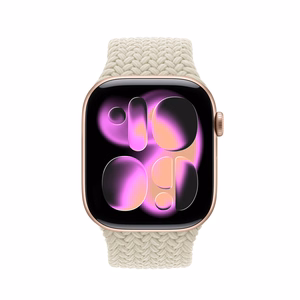 Crong Wave Band pīta Apple Watch siksniņa, 38/40/41/42 mm, bēša
