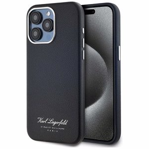Karl Lagerfeld hotel RSG iPhone 15 Pro viedtālruņa apvalks - melns