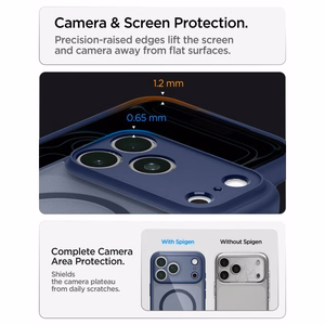 Spigen Ultra Hybrid MagSafe maciņš iPhone 18 Pro Max / 17 Pro Max, tumši zils