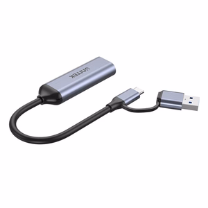 Видеограббер Unitek USB-C/A 4K HDMI 1.4b