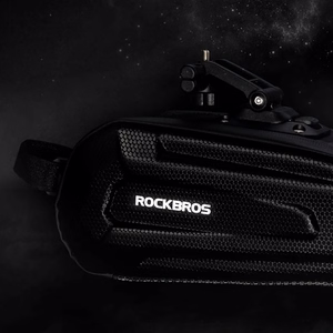 Rockbros B69 velosipēda sēdekļa soma 1.8 l ar vieglas noņemšanas sistēmu - melna