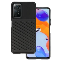 Viedtālruņa apvalks Thunder Xiaomi Redmi Note 11 Pro/Note 11 Pro 5G melns