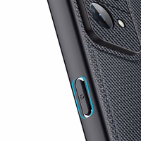 Dux Ducis Fino apvalks pārklāts ar neilona materiālu Oppo Reno7 Pro 5G melns