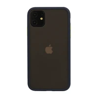Vennus Color Button Bumper viedtālruņa apvalks Iphone 11 Pro tumši zils