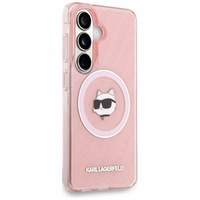Karl Lagerfeld IML Repeated Choupette MagSafe Maciņš for Samsung Galaxy S26 Plus - rozā