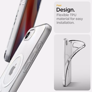 Spigen Liquid Crystal Mag MagSafe iPhone 16e apvalks - Caurspīdīgs
