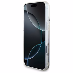 Guess Šķidrie Spīguļi 4 Piekariņi viedtālruņa apvalks iPhone 17 Pro Max - zelta