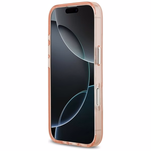 Karl Lagerfeld IML Aquarelle Choupette & Logo magnētiskais viedtālruņa apvalks iPhone 17 - rozā