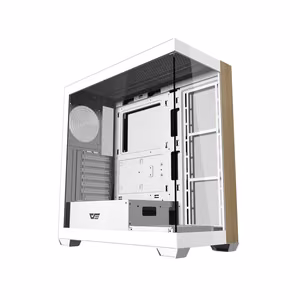 Darkflash DS900W datora korpuss bez ventilatoriem (balts)