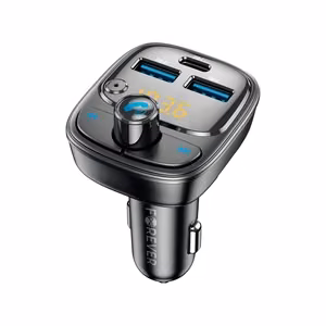 Forever TR-370 Bluetooth FM raidītājs, 2 x USB-A, 1 x USB-C PD 30W, melns