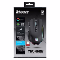 PELE DEFENDER GM-213 THUNDER RF 1600dpi 8P melna