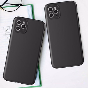 Mīksts apvalks Samsung Galaxy A34 5G plāns silikona pārklājums melns