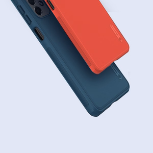 Nillkin Super Frosted Shield Pro izturīgs viedtālruņa apvalks Samsung Galaxy A73 zaļš