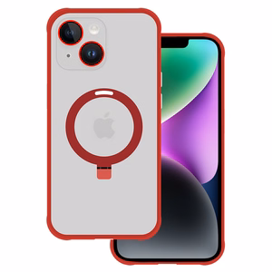 Tel Protect MagSafe ar statīvu viedtālruņa apvalks iPhone 13 (m) - sarkans (m)