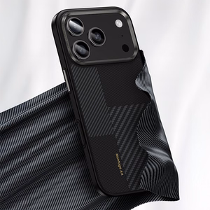Benks Montage Magnetic Armor Pro Kevlar Чехол Metal Frame 600D+1500D (MA70) для Iphone 17 Pro Max чёрный (Camera Control Button)