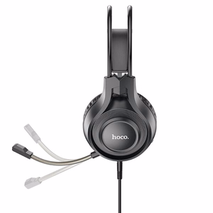 Kabeļu austiņas Jack 3,5 mm ar mikrofonu W106 melnas
