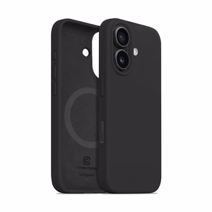 Crong Color Cover Magnetic MagSafe vāciņš ierīcei iPhone 16, melns
