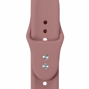 Crong Liquid Apple Watch siksniņa, 38/40/41/42 mm, putekļaini rozā