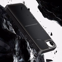 DUX DUCIS viedtālruņa apvalks RAFI II MAG ar statīvu saderīgs ar MagSafe IPHONE 16e melns