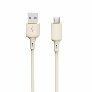 Dudao L7SM USB-A - micro USB kabelis 5A 1m - bēšs