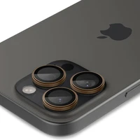 Spigen Optik Pro GLAS.TR „EZ FIT“ kameras aizsargs 2-PACK iPhone 16 Pro / Pro Max - brūna