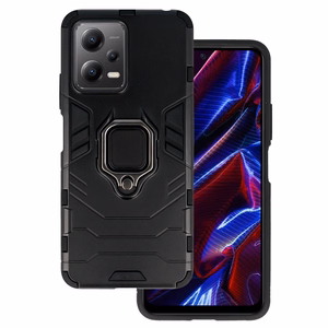 Ring Armor viedtālruņa apvalks Xiaomi Redmi Note 12 5G/Poco X5 melns