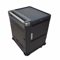 Ewent EW1703 portable device management cart/cabinet melns, pelēks