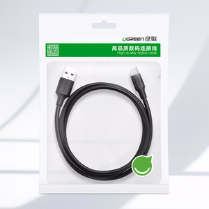 Ugreen US184 20882 USB-A 3.0 / USB-C 3A kabelis 1m - melns