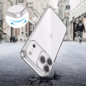 Tech-Protect FlexAir viedtālruņa apvalks iPhone 17 Pro Max - caurspīdīgs