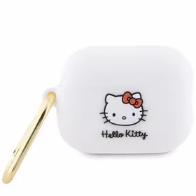 Hello Kitty silikona 3D Kitty galvas apvalks AirPods Pro 2 (2022/2023) - balts