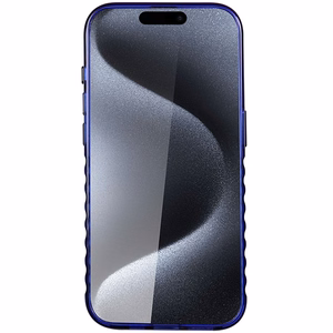 Audi IML Lielais Logotips Magnētiskais viedtālruņa apvalks iPhone 15 Pro Max - zils