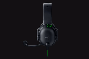 Razer Blackshark V2 X austiņas vadu galvas lente spēļu melnas, zaļas