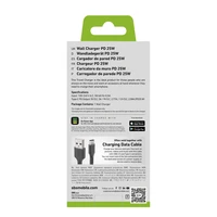 SBS TETR1CPD25 25W USB-C sienas lādētājs ar Power Delivery - melns