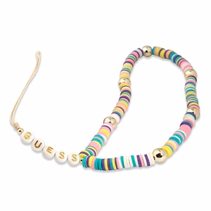 Guess kulons GUSTPEAM telefona siksniņa daudzkrāsaina Heishi Beads