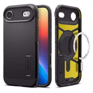 Spigen Tough Armor Mag Чехол совместимый с MagSafe для iPhone 17 Air чёрный
