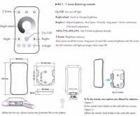 R6-1 Tālvadība, 1 zona, vienkrāsains