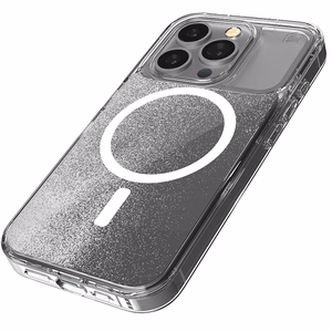 STM Relax Sand MagSafe vāciņš ierīcei iPhone 15 Pro Max, caurspīdīgs un balts