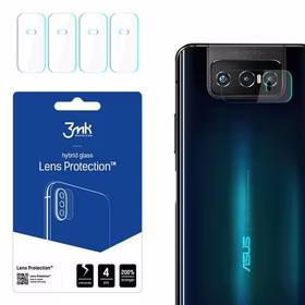 3MK Hibrīda stikls kameras ASUS ZENFONE 7 Hibrīda stikls priekš 4 gab. kamerai
