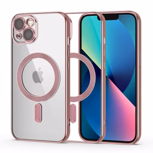 Tech-Protect MagShine Line MagSafe iPhone 13 apvalks - rozā